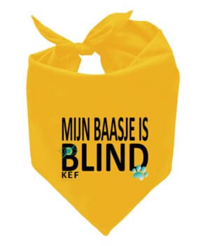 MIJN BAASJE IS BLIND bandana – signalering