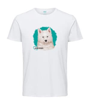 T-shirt White Shepherd pup
