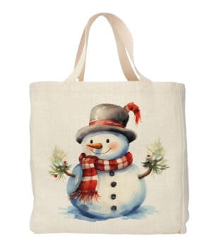 Kerst Tas Snowman