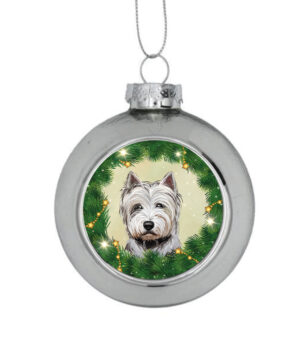 Kerstbal West Highland White Terrier