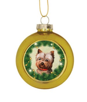 Kerstbal Yorkshire Terrier