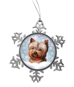 Kerst Sneeuwster Yorkshire Terrier