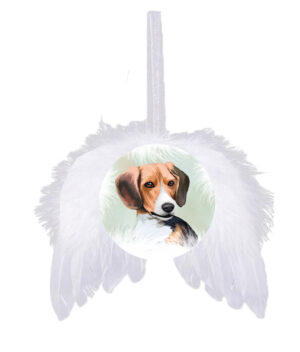 Kerst Engelenvleugels Beagle