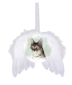 Kerst Engelenvleugels Savannah Cat