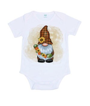 Baby romper Autum Gnome – Sunflower