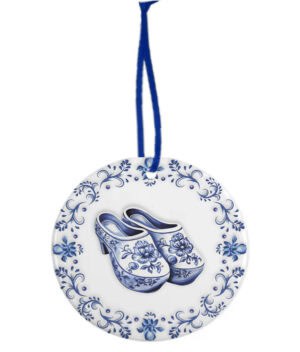 Keramiek Kerstornament Delfts Blauw – Klompen