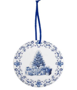 Keramiek Kerstornament Delfts Blauw – Kerstboom