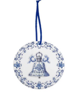 Keramiek Kerstornament Delfts Blauw – Kerstklok