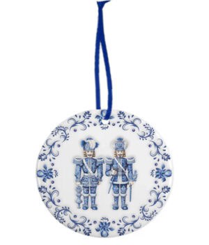 Keramiek Kerstornament Delfts Blauw – Notenkraker